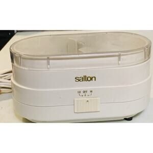 Salton 89 (JW-1) White Corded Home Care Jewelry Spa Cleaner Machine Only